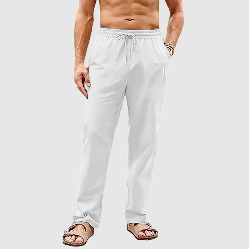 Thatcher - Linen Drawstring Trousers