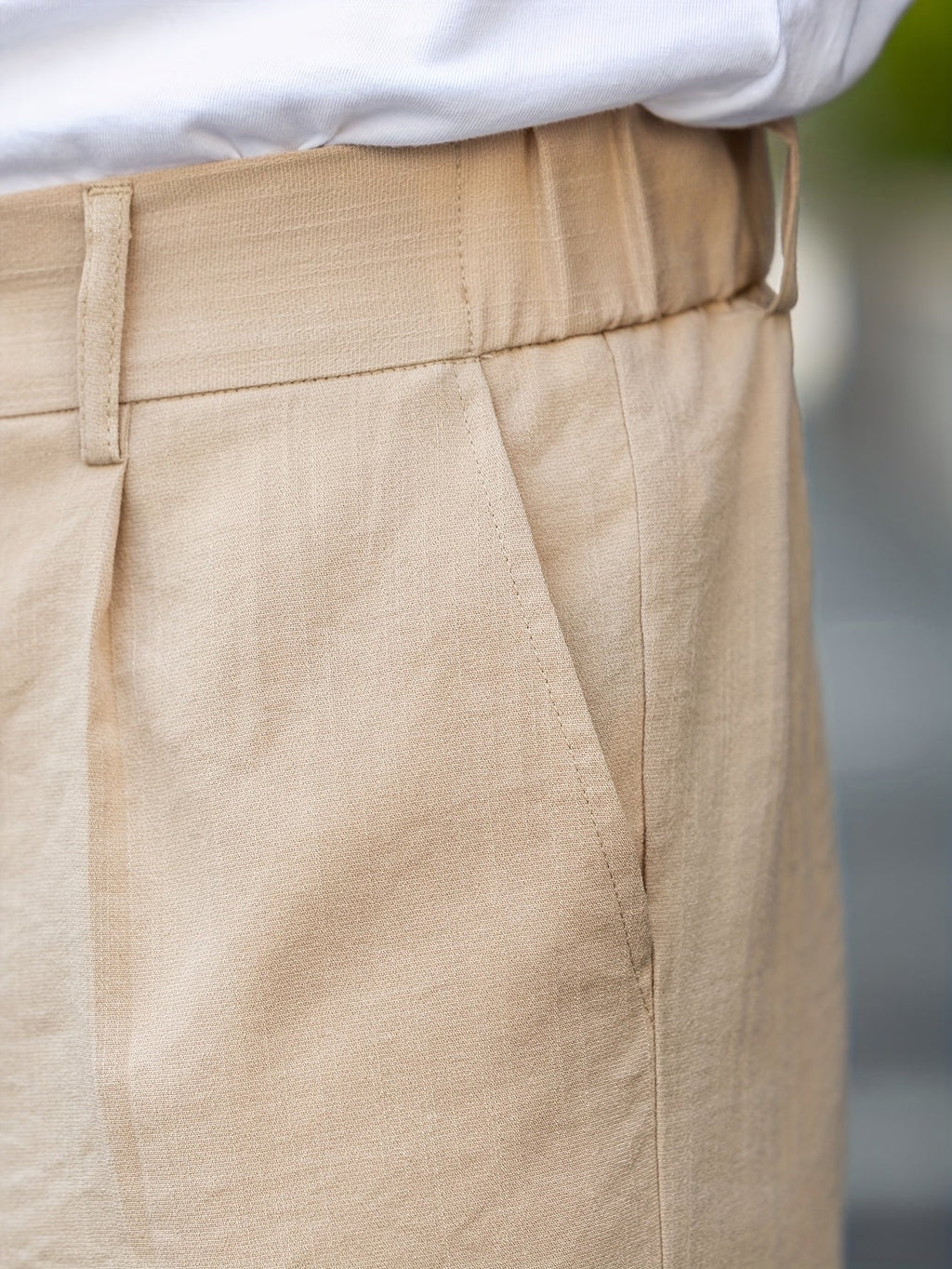 Francis - Beige Fine Wale Corduroy Trousers