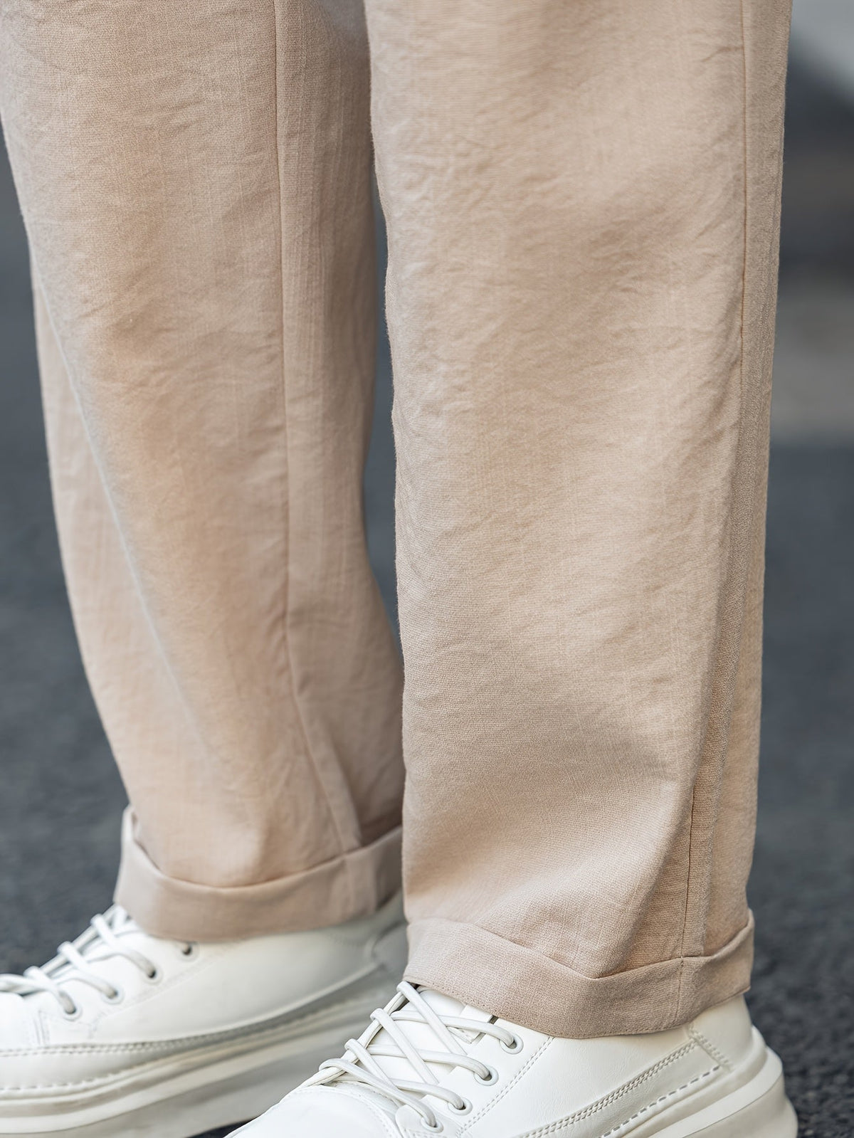 Francis - Beige Fine Wale Corduroy Trousers