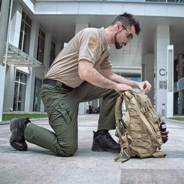 Ghislain - Water Repellent Technical Cargo Trousers