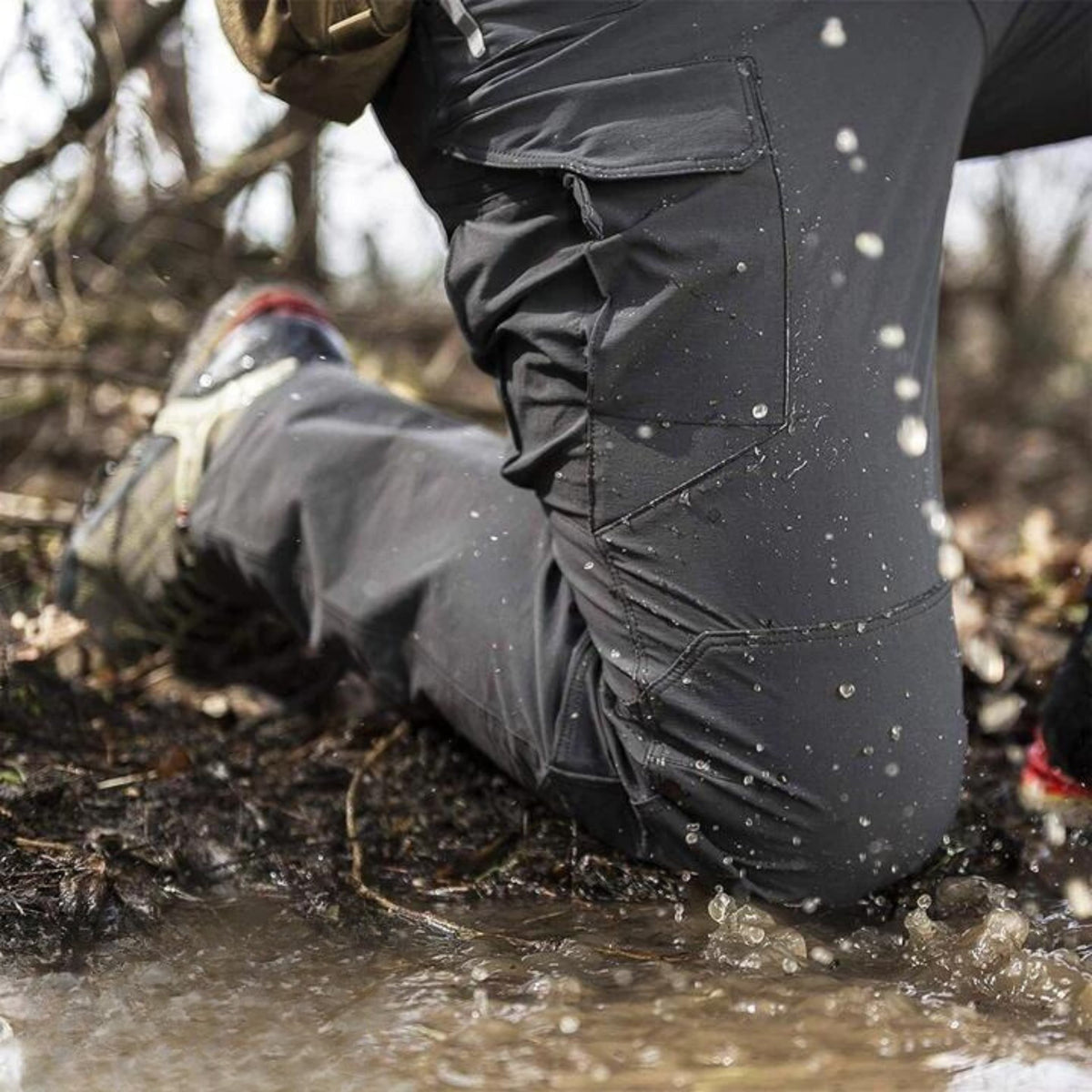 Ghislain - Water Repellent Technical Cargo Trousers