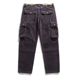 Kent - Tan Corduroy Cargo Trousers