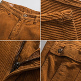Kent - Tan Corduroy Cargo Trousers