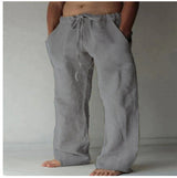 Teddy - Linen Blend Drawstring Trousers