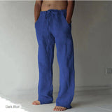 Teddy - Linen Blend Drawstring Trousers