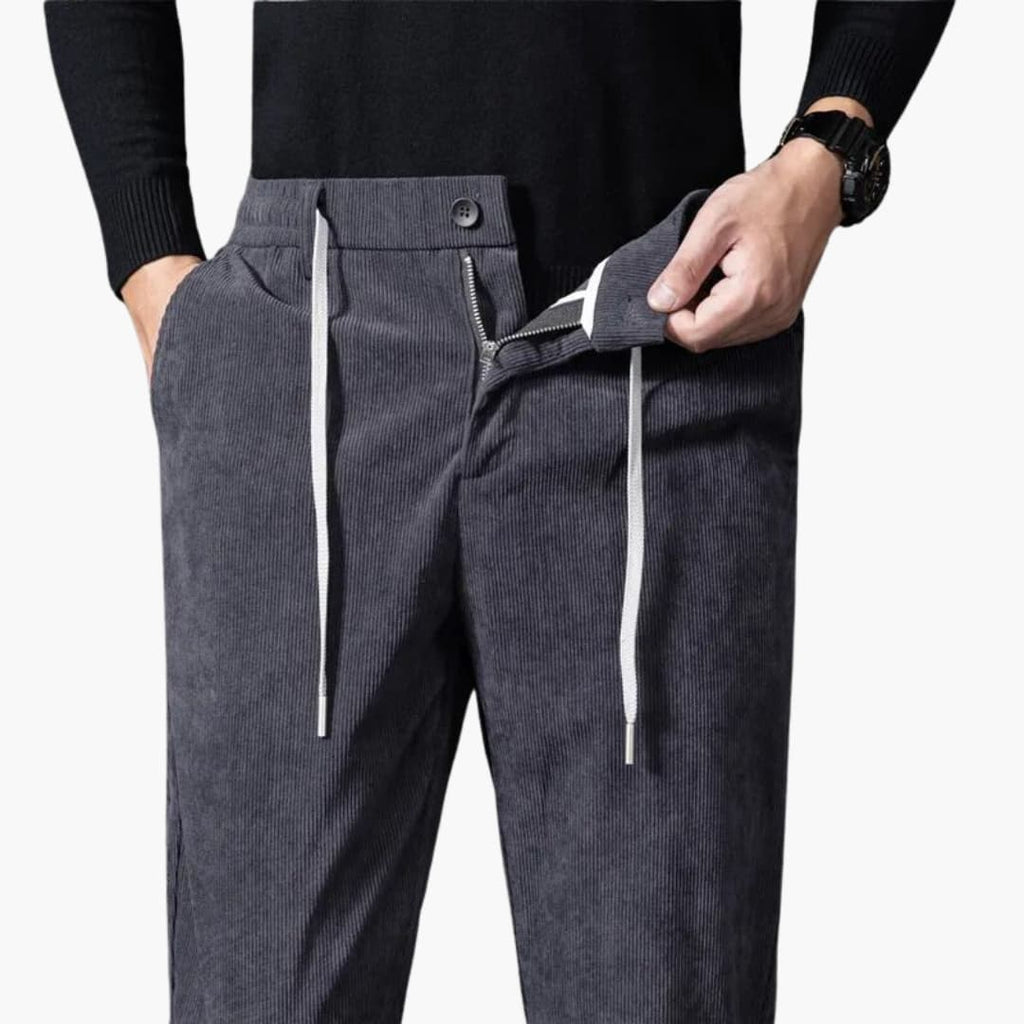 Roland - Corduroy Drawstring Trousers