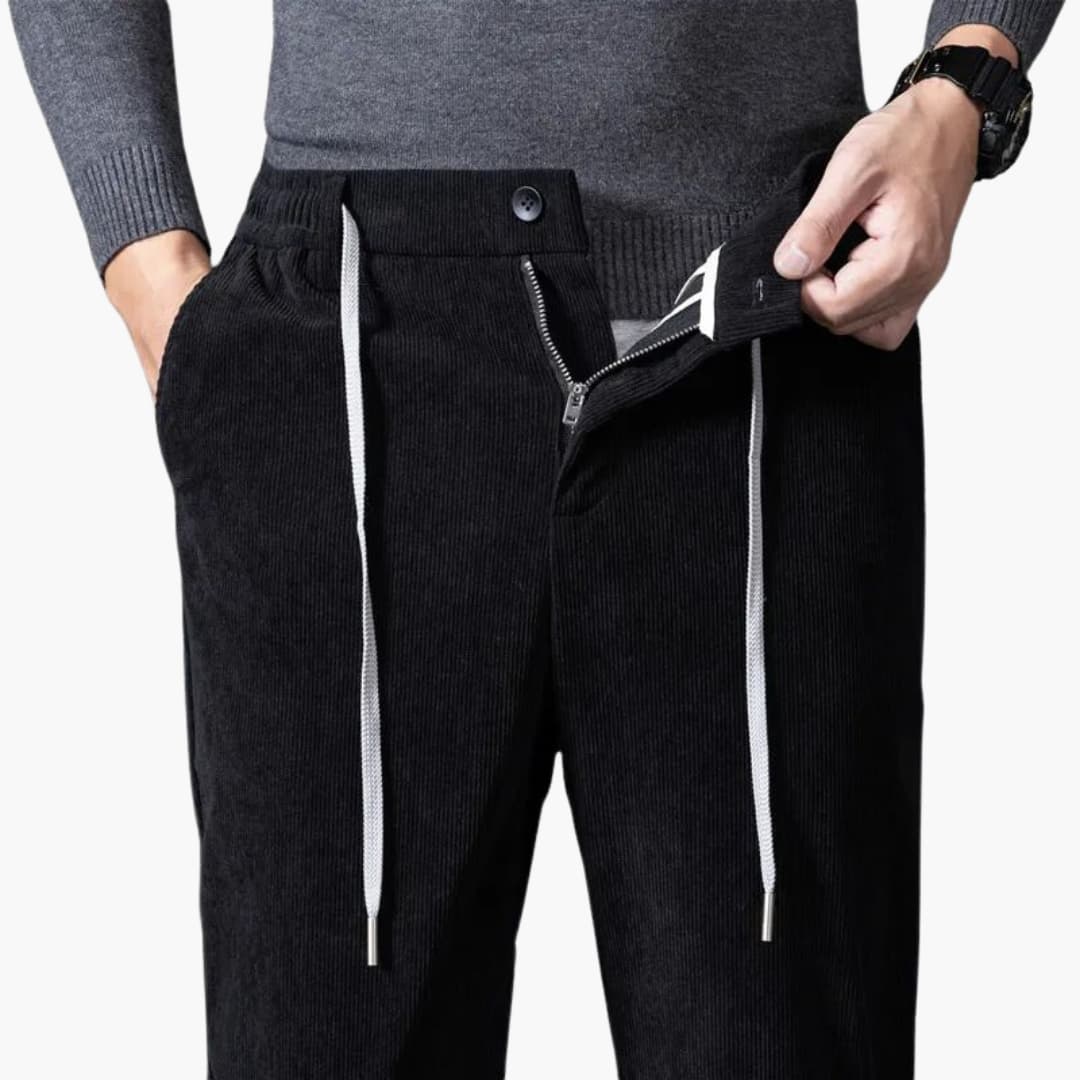 Roland - Corduroy Drawstring Trousers