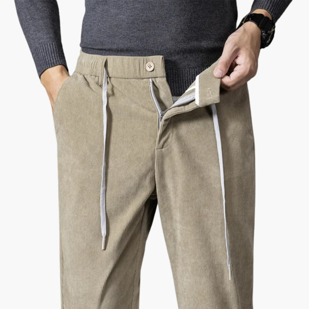 Roland - Corduroy Drawstring Trousers