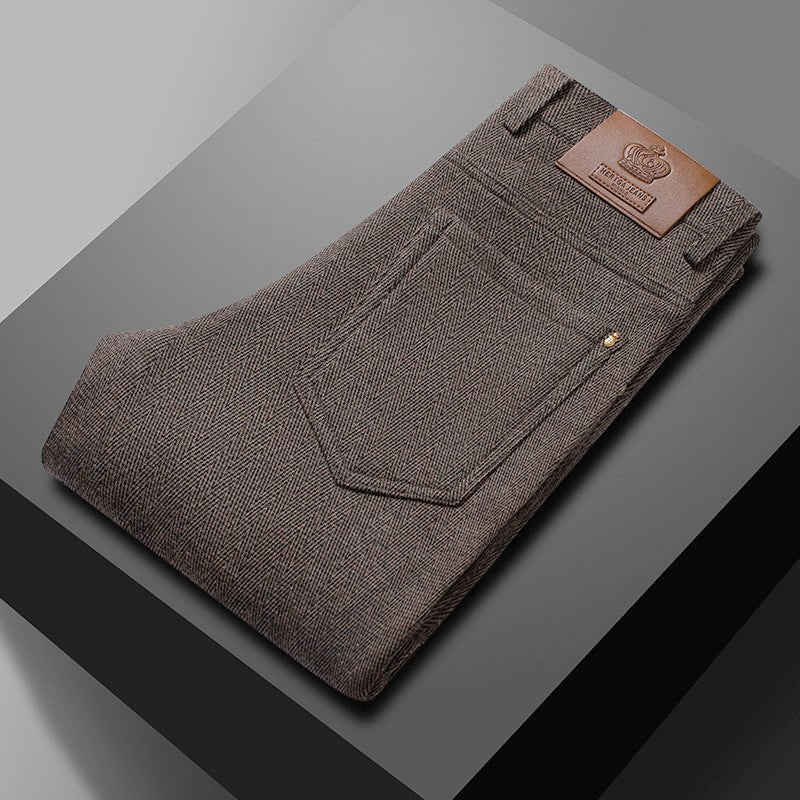 Normand - Tailored Plaid Wool Blend Trousers