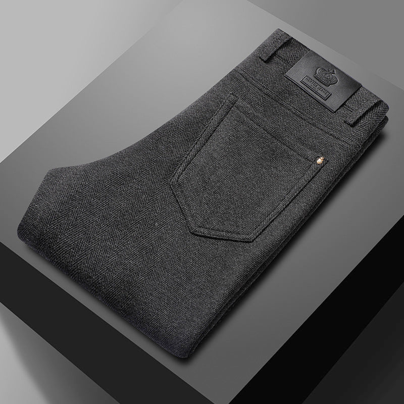 Normand - Tailored Plaid Wool Blend Trousers