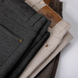 Normand - Tailored Plaid Wool Blend Trousers