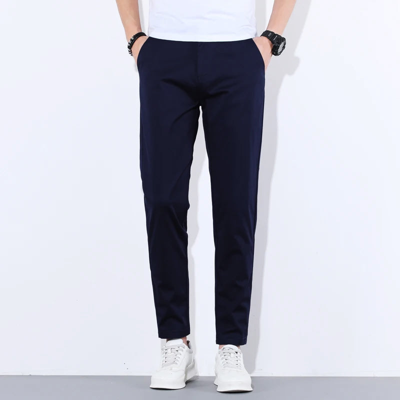 Jake - Slim Cotton Chino Trousers