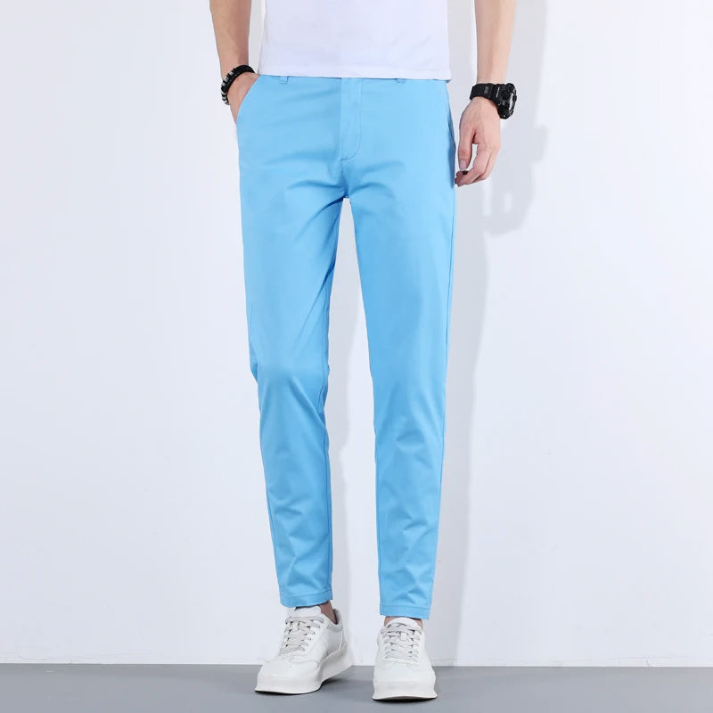 Jake - Slim Cotton Chino Trousers