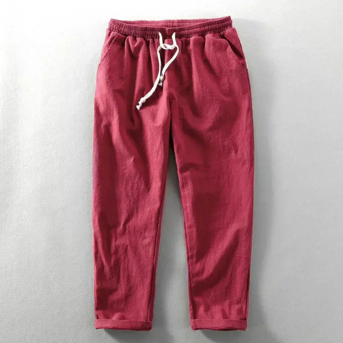 Byron - Lightweight Drawstring Summer Trousers