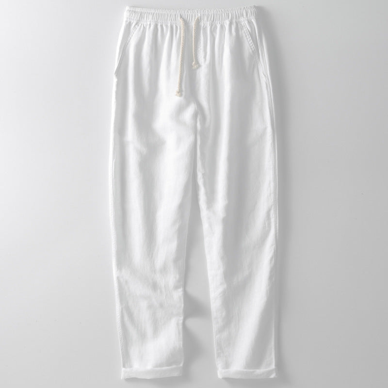 Ralph - Washed Cotton Drawstring Trousers