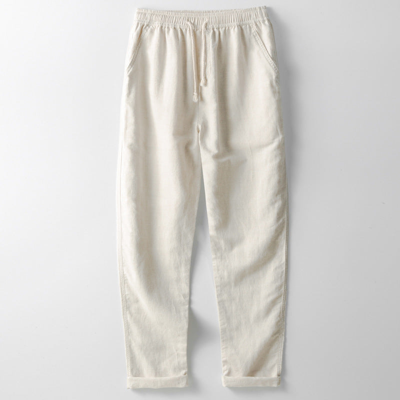 Ralph - Washed Cotton Drawstring Trousers