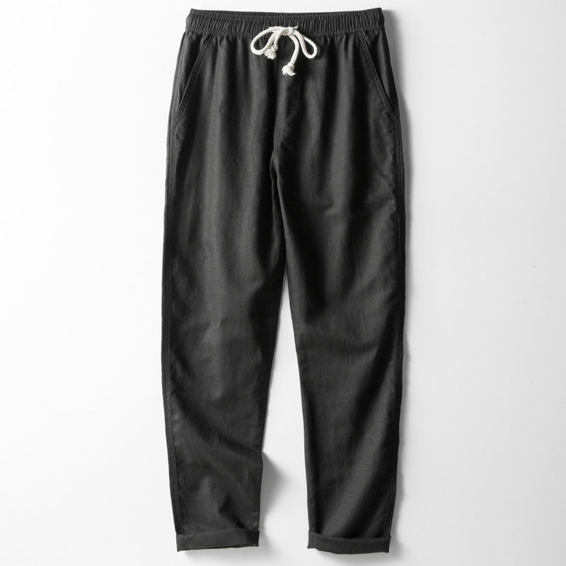 Ralph - Washed Cotton Drawstring Trousers