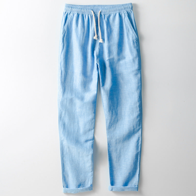 Ralph - Washed Cotton Drawstring Trousers