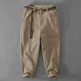 Griffin - Loose Fit Rope Belt Trousers
