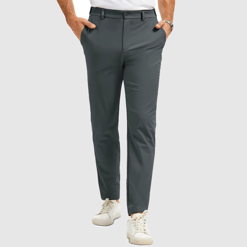 Tate - Slim Fit Straight Leg Trousers