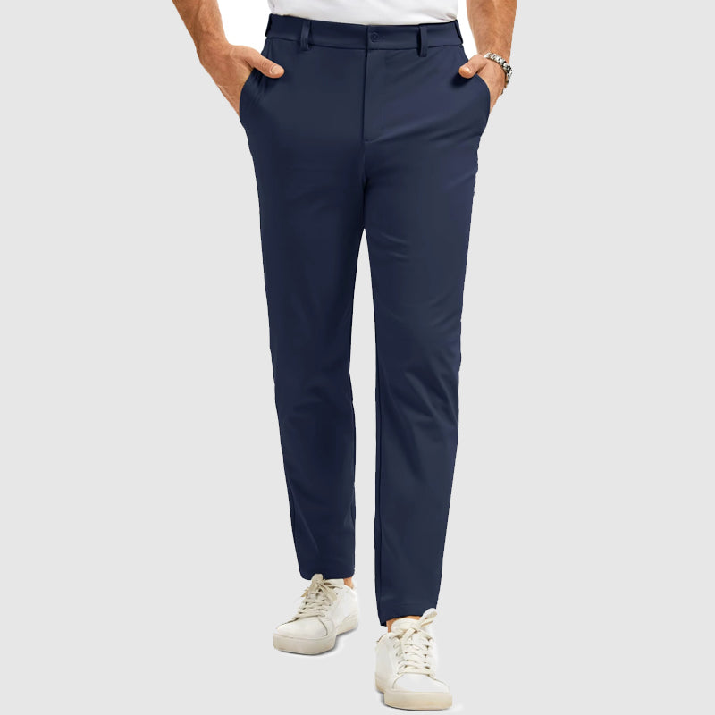 Tate - Slim Fit Straight Leg Trousers