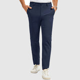 Tate - Slim Fit Straight Leg Trousers