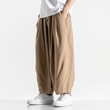 Loic - Balloon Leg Drawstring Trousers
