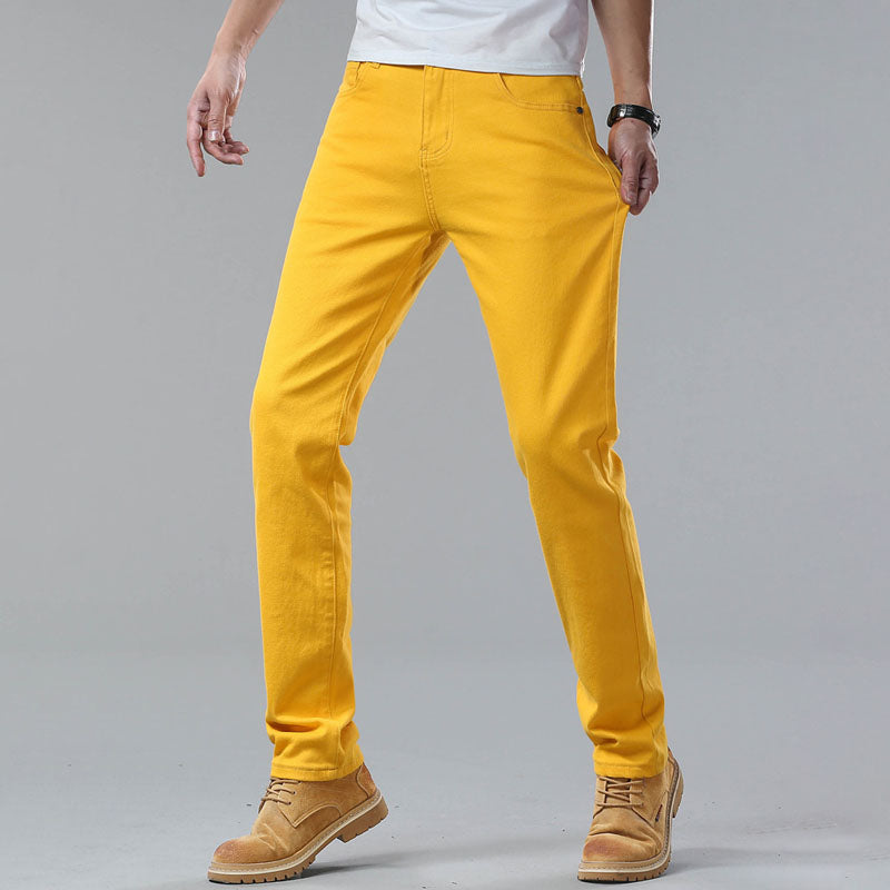 Stanley - Slim Fit Colour Trousers
