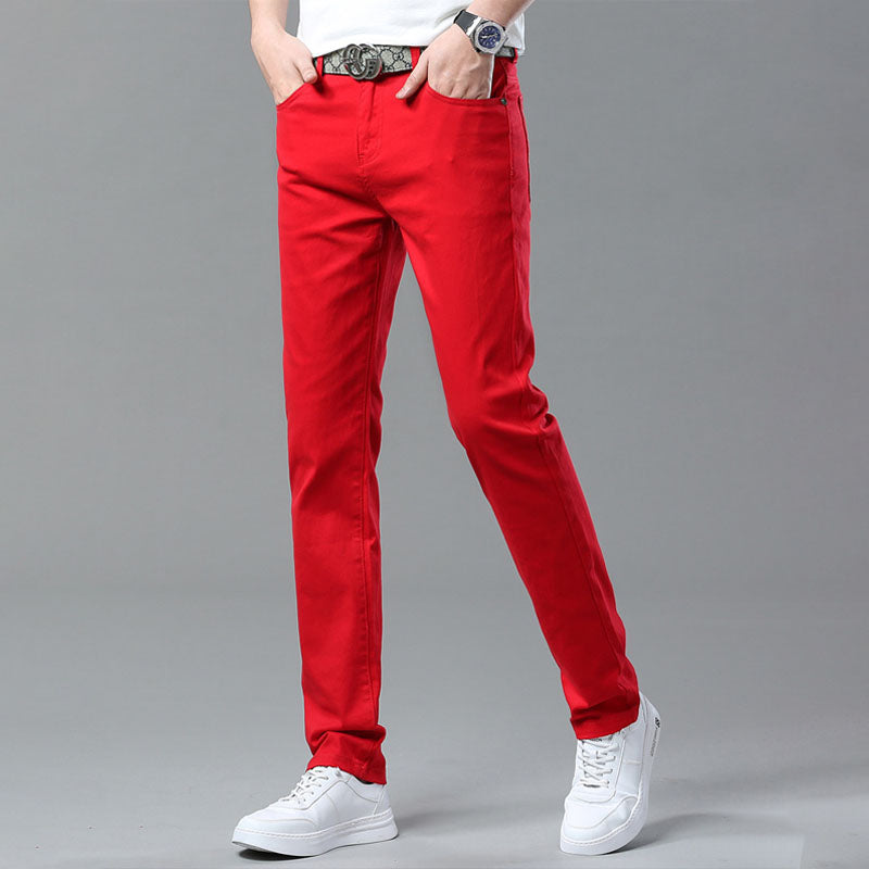 Stanley - Slim Fit Colour Trousers