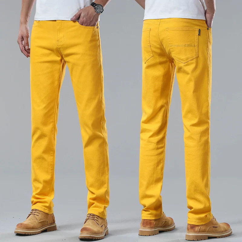 Stanley - Slim Fit Colour Trousers