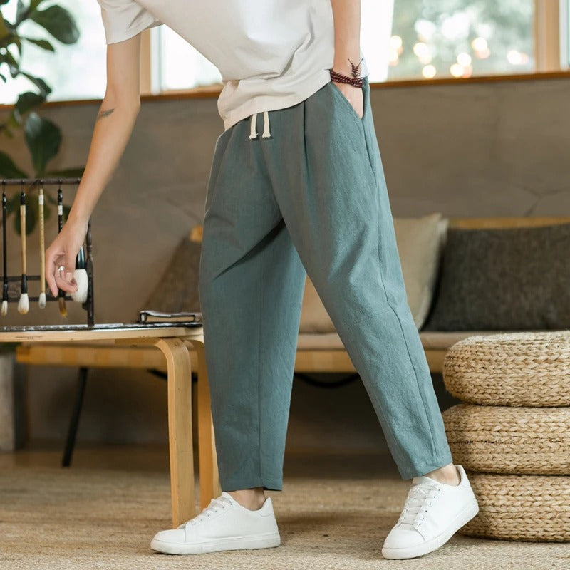 Graeme - Comfortable Drawstring Trousers
