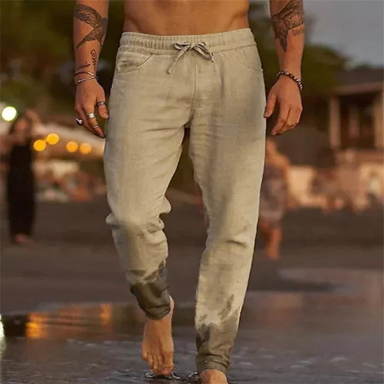 Kenny - Casual Cotton Beach Trousers