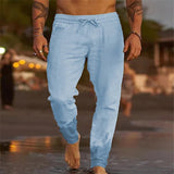 Kenny - Casual Cotton Beach Trousers