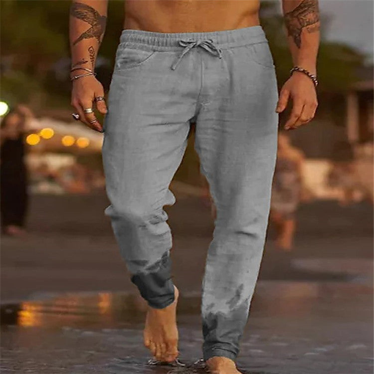 Kenny - Casual Cotton Beach Trousers