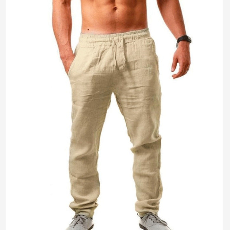 Harvey - Breathable Drawstring Trousers