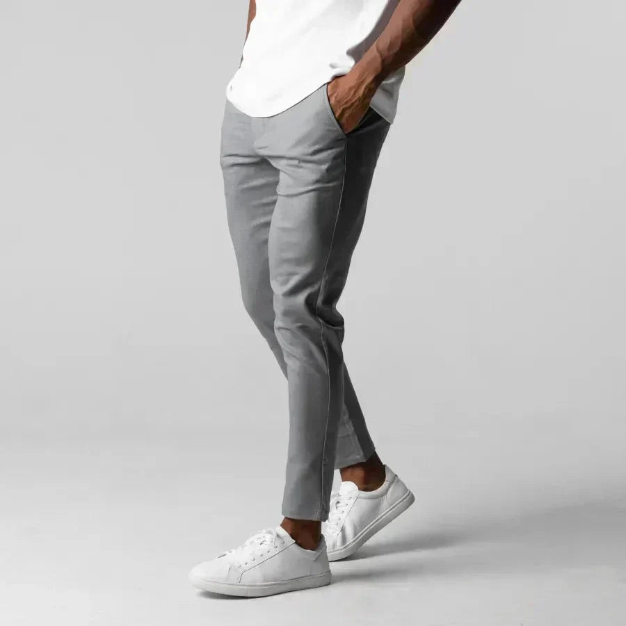 Lorne - Slim Fit Stretch Chino Trousers