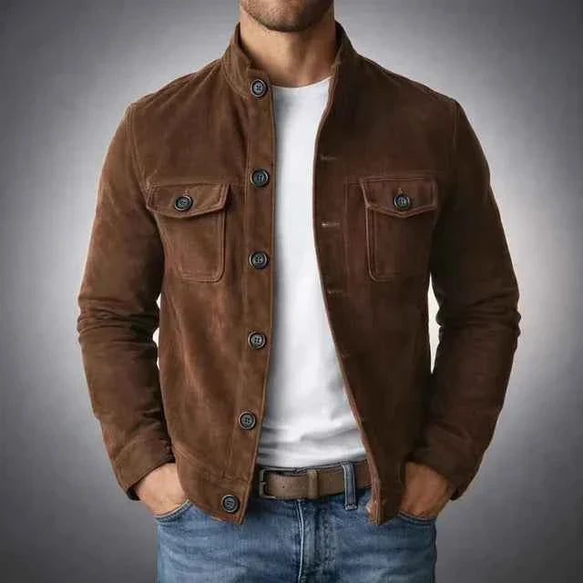 Otis - Genuine Suede Utility Jacket