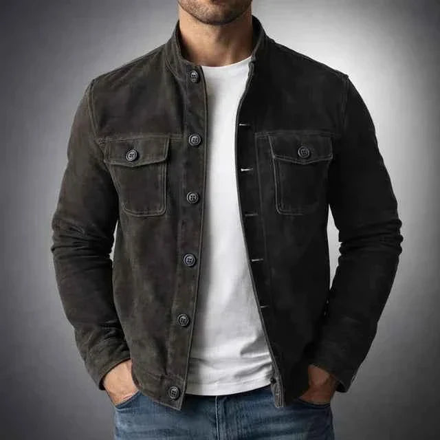 Otis - Genuine Suede Utility Jacket
