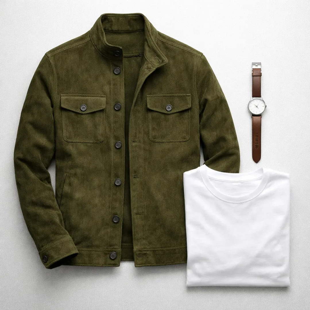 Otis - Genuine Suede Utility Jacket