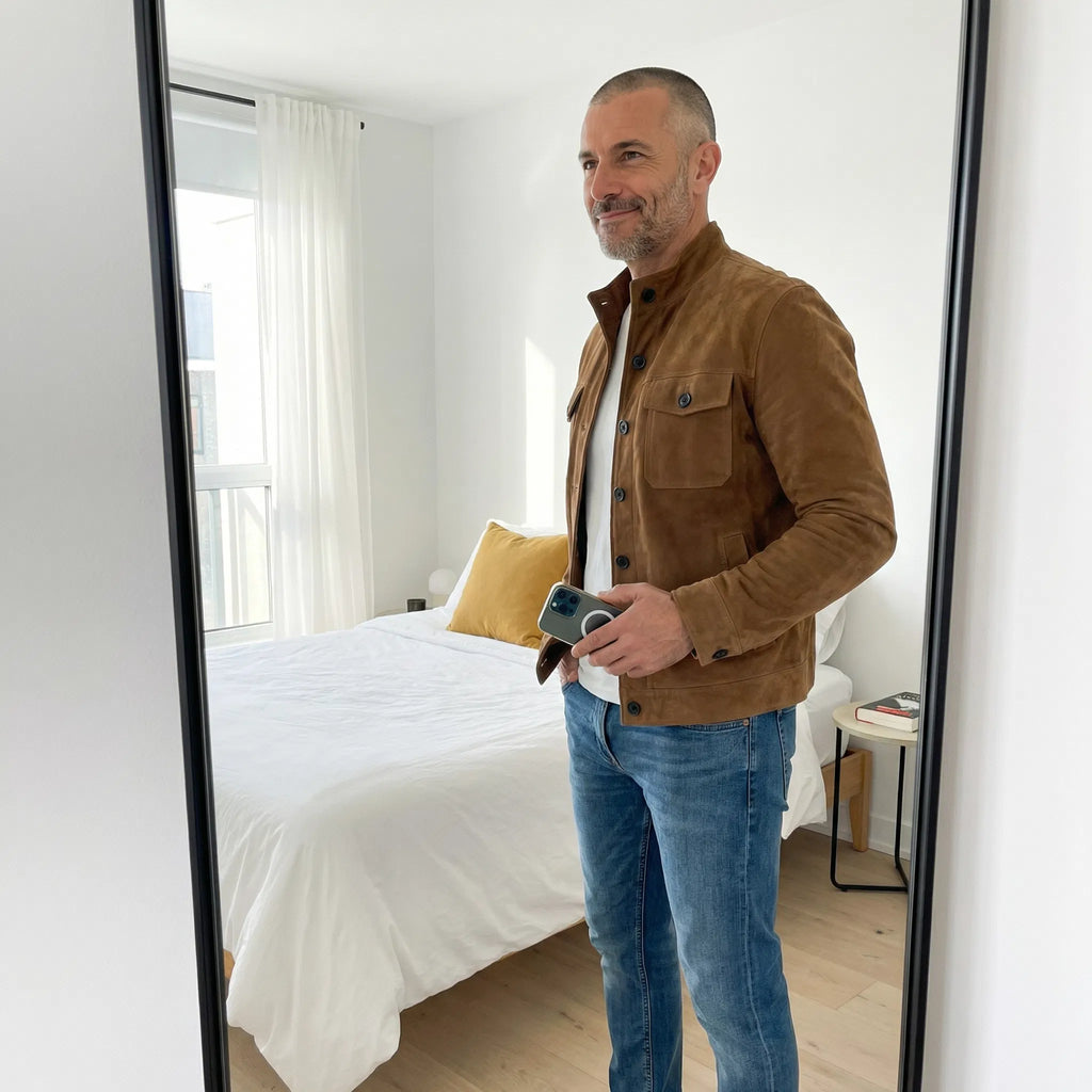 Otis - Genuine Suede Utility Jacket