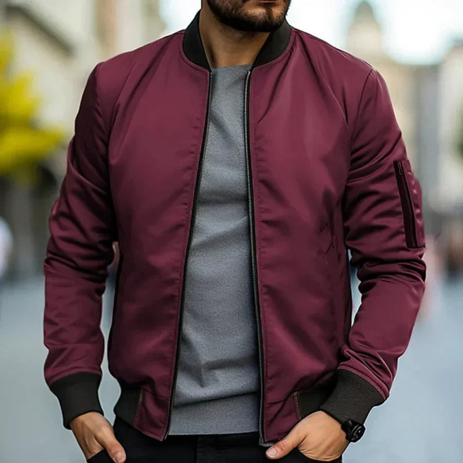 Stefan - Classic Lightweight Bomber Jacket