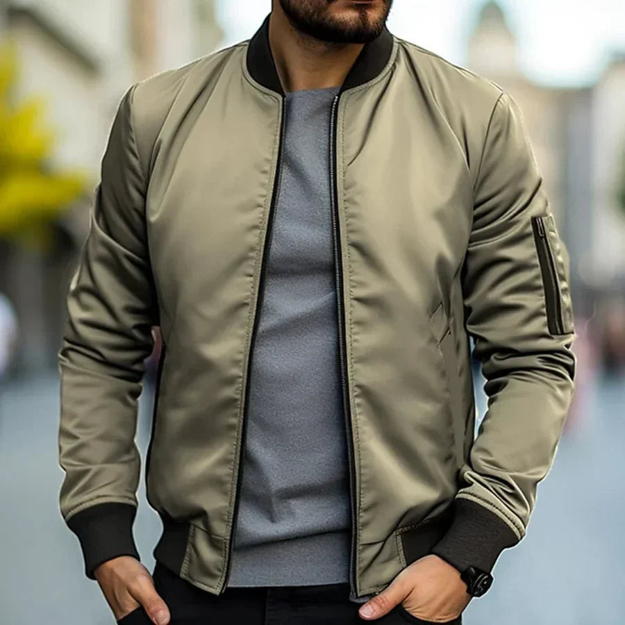 Stefan - Classic Lightweight Bomber Jacket