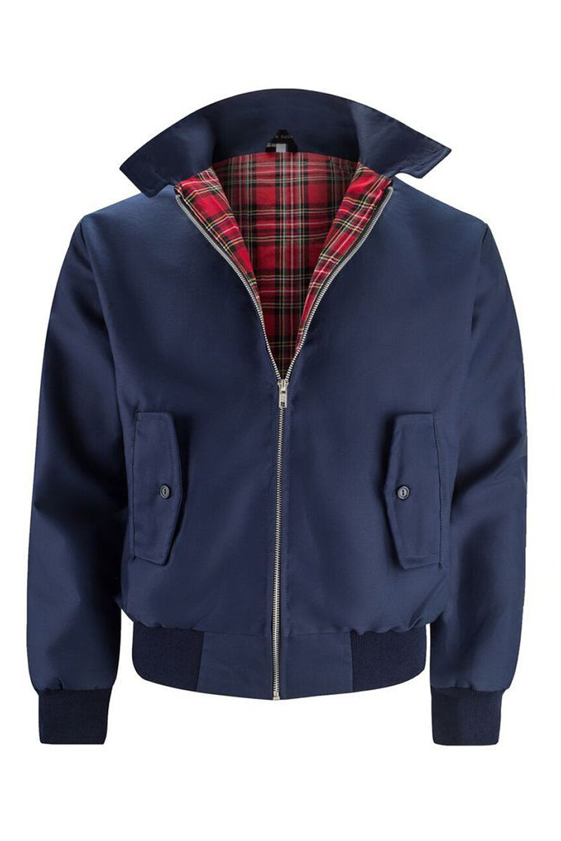 Marshall - Tartan Lined Harrington Jacket