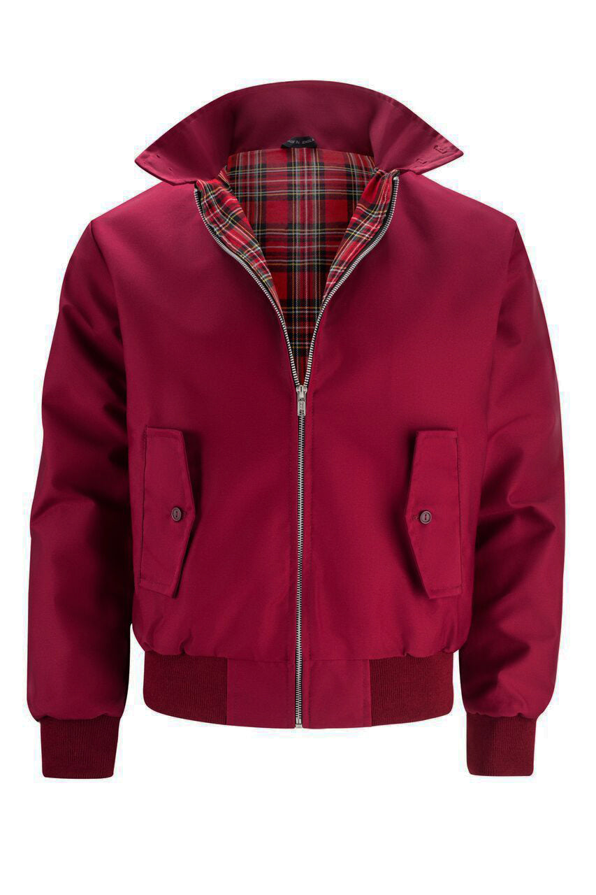 Marshall - Tartan Lined Harrington Jacket