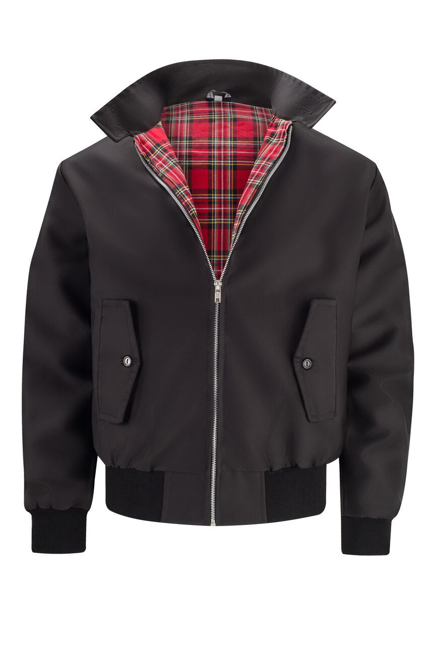 Marshall - Tartan Lined Harrington Jacket