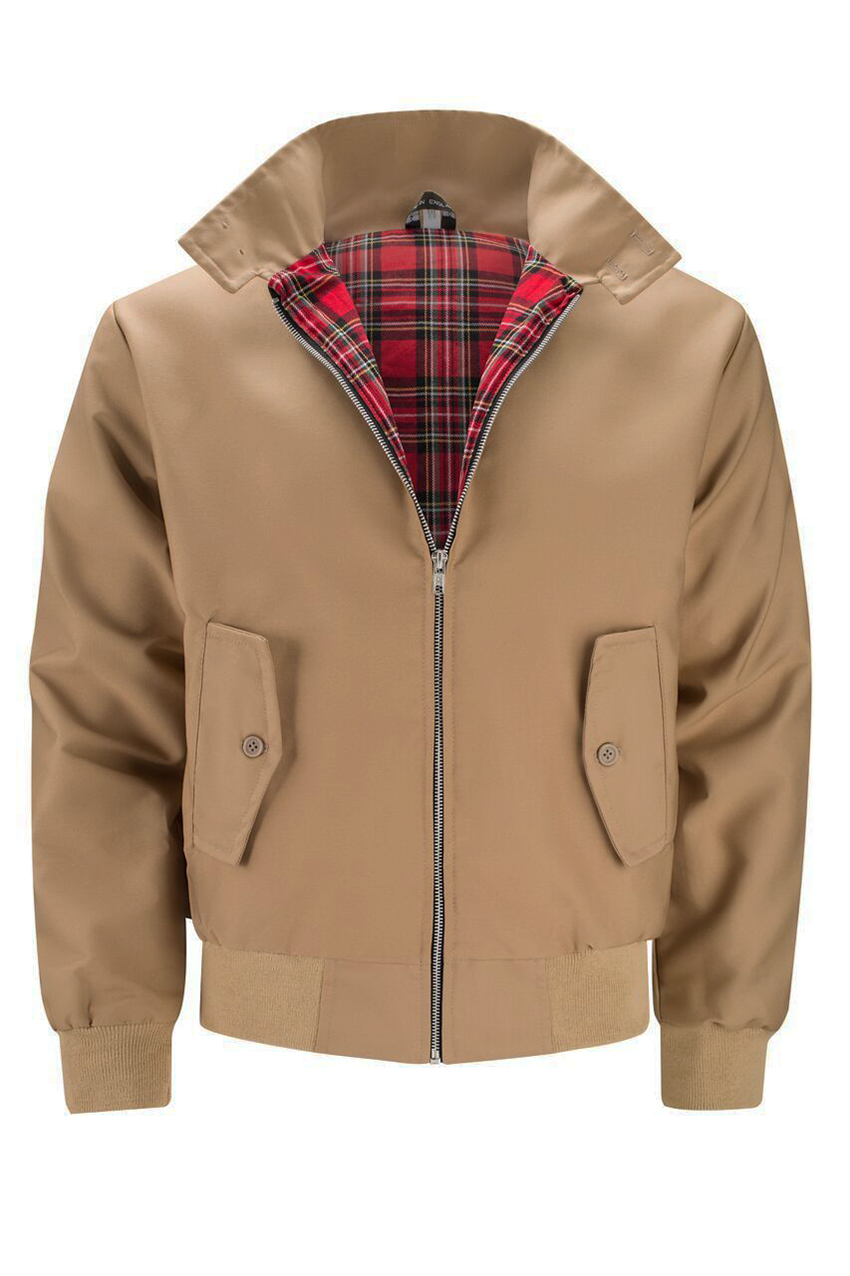 Marshall - Tartan Lined Harrington Jacket