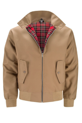 Marshall - Tartan Lined Harrington Jacket