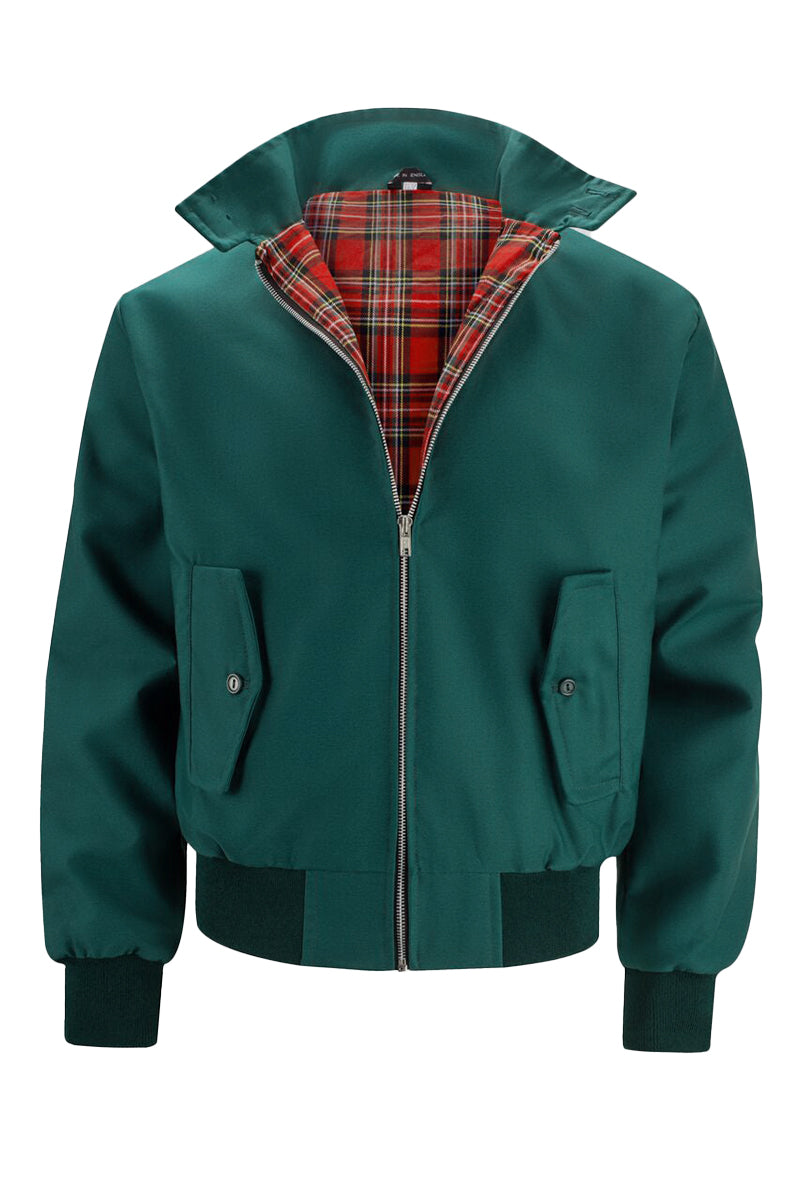 Marshall - Tartan Lined Harrington Jacket