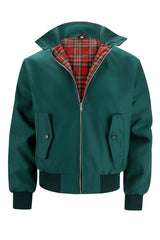 Marshall - Tartan Lined Harrington Jacket
