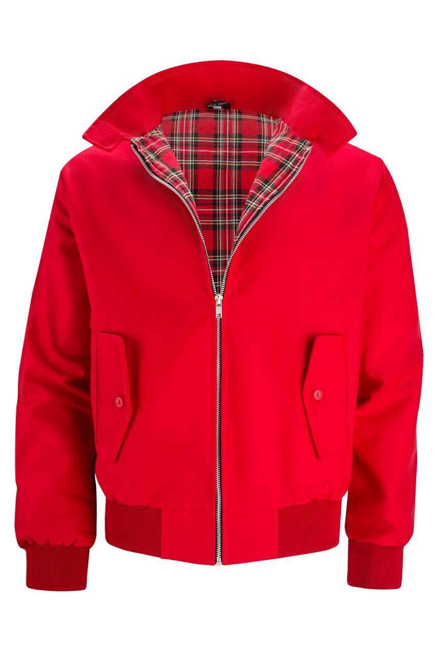 Marshall - Tartan Lined Harrington Jacket